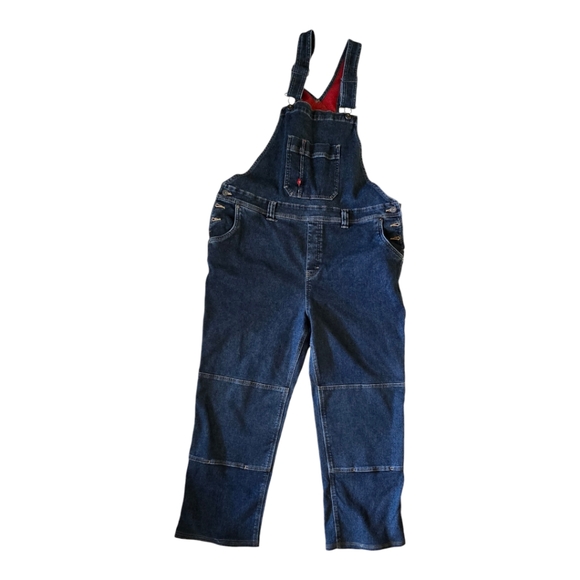 Dickies Women's XL  warming temp IQ denim bibs overall - Picture 8 of 9